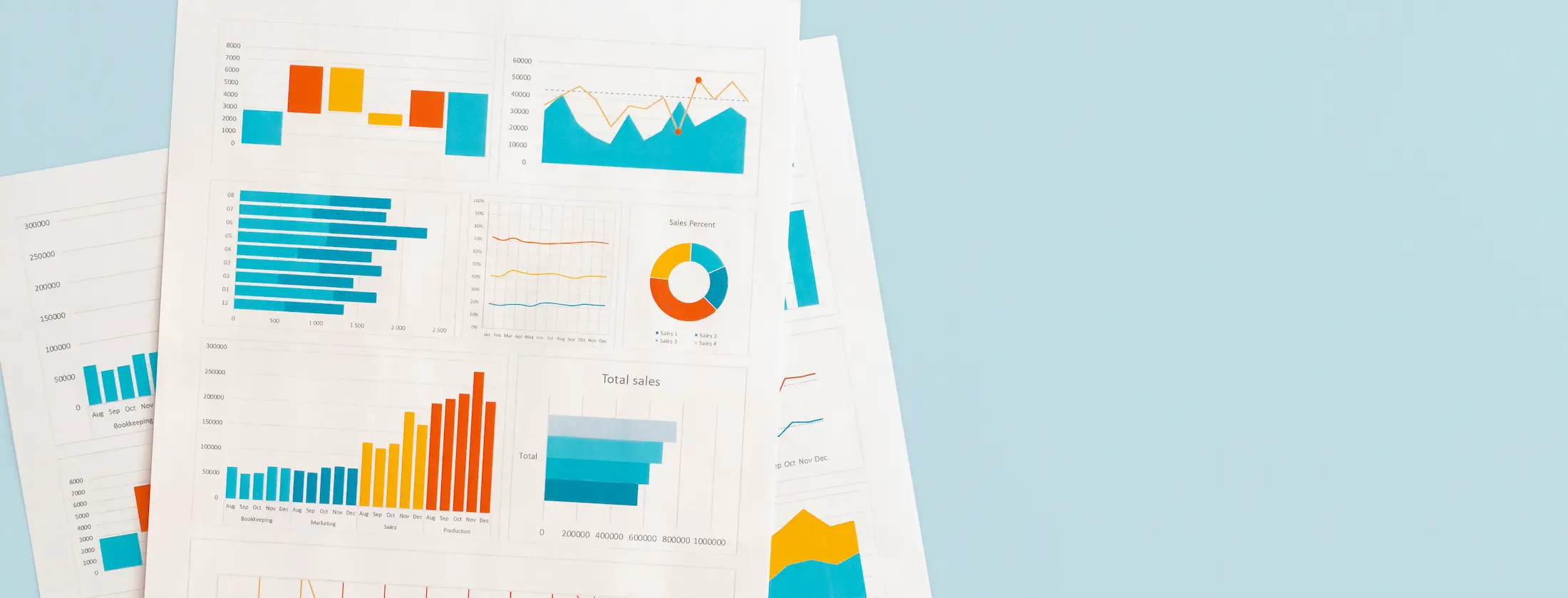 relatório simples de marketing