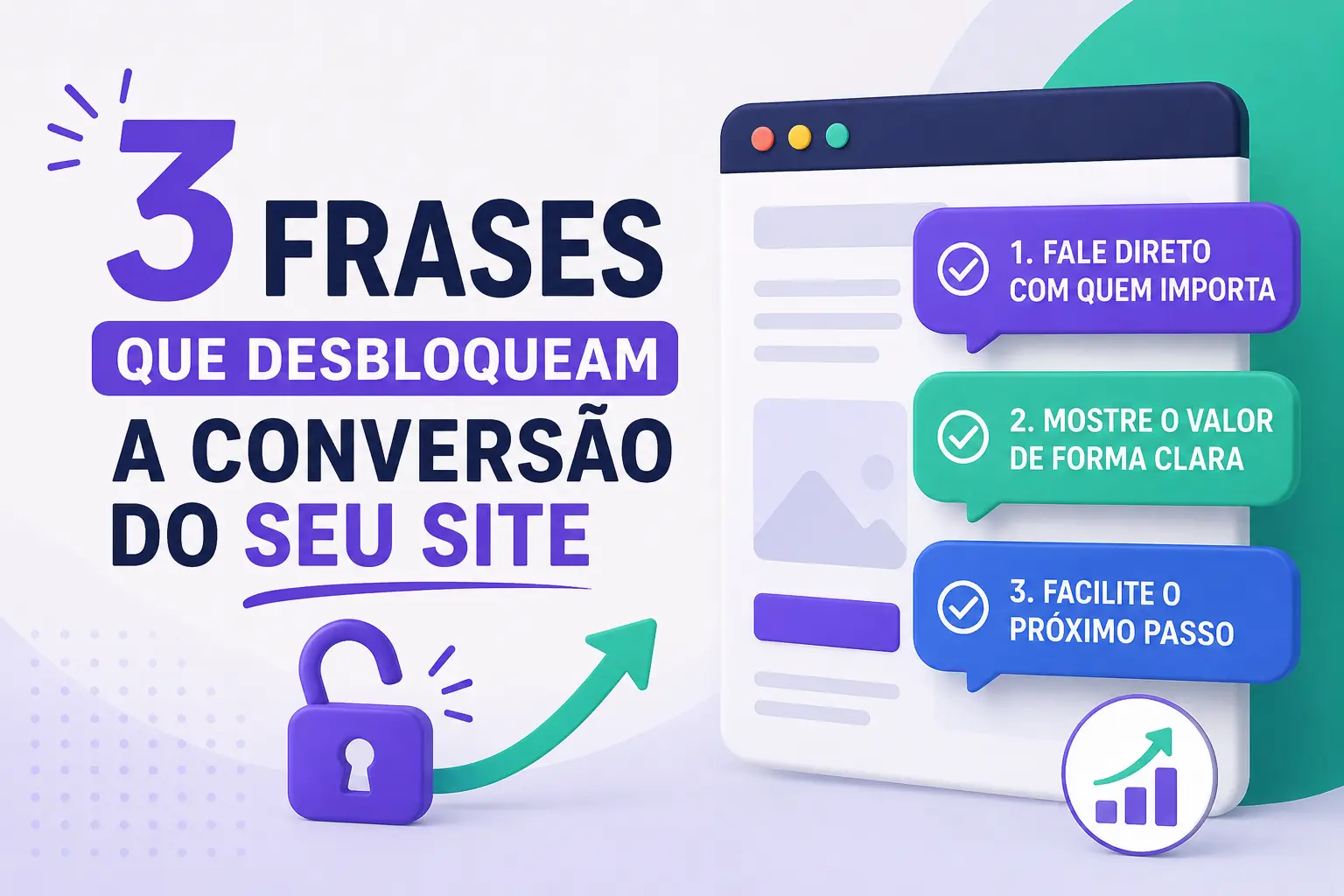 3 frases que desbloqueam a conversão do seu site