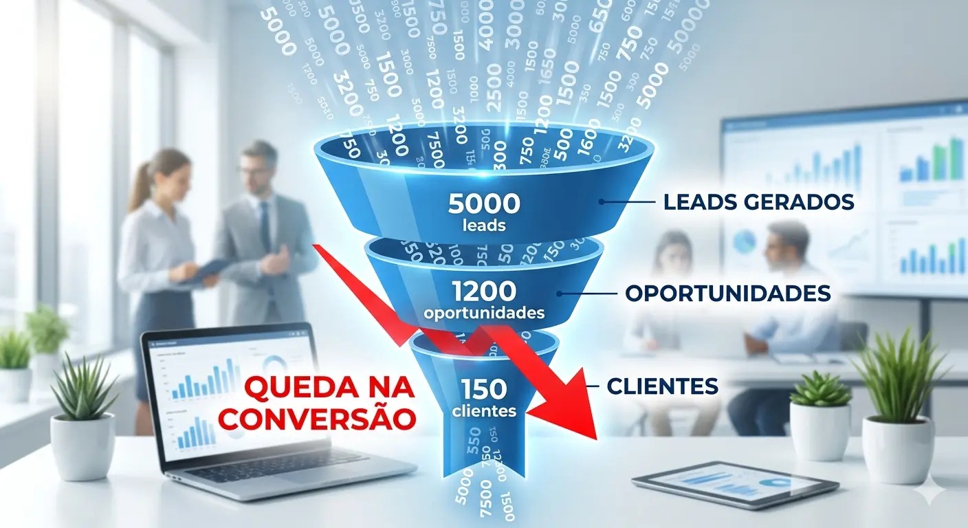 Por Que Sua Taxa de Conversão Caiu (Mesmo Com Tudo “Igual”) — Diagnóstico em 4 Passos