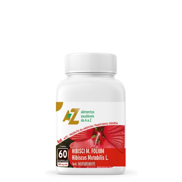 Rótulo de MTC hibisco elaborado para AZ Alimentos Saudáveis