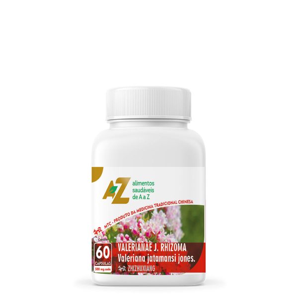Rótulo de valeriana elaborado para AZ Alimentos Saudáveis