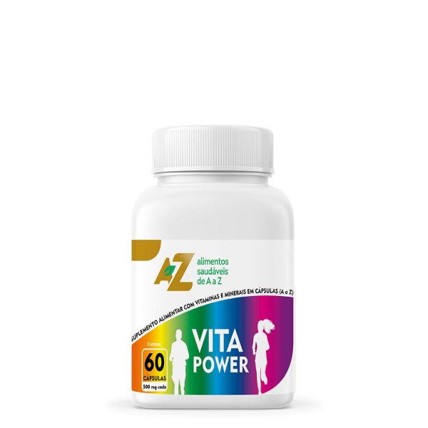 Rótulo de multivitamínico elaborado para AZ Alimentos Saudáveis