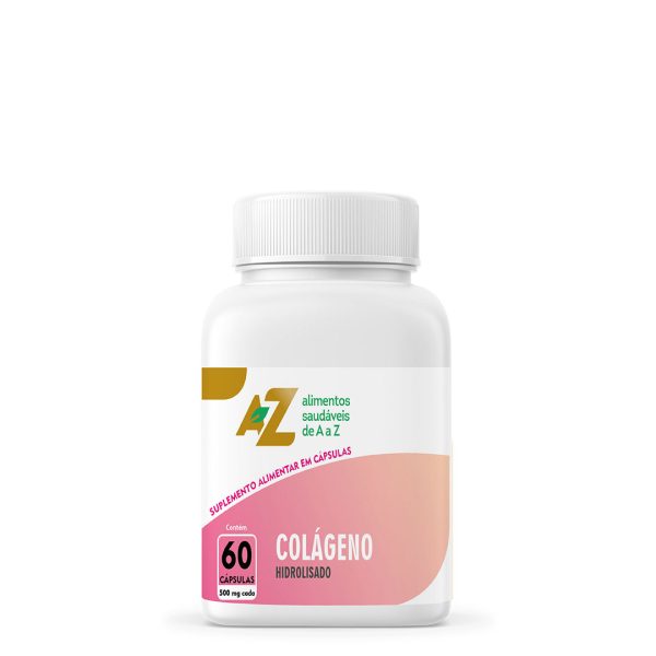 Rótulo de colágeno elaborado para AZ Alimentos Saudáveis